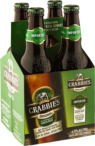 CRABBIE'S GINGER 11.2OZ 4PK BOTTLES