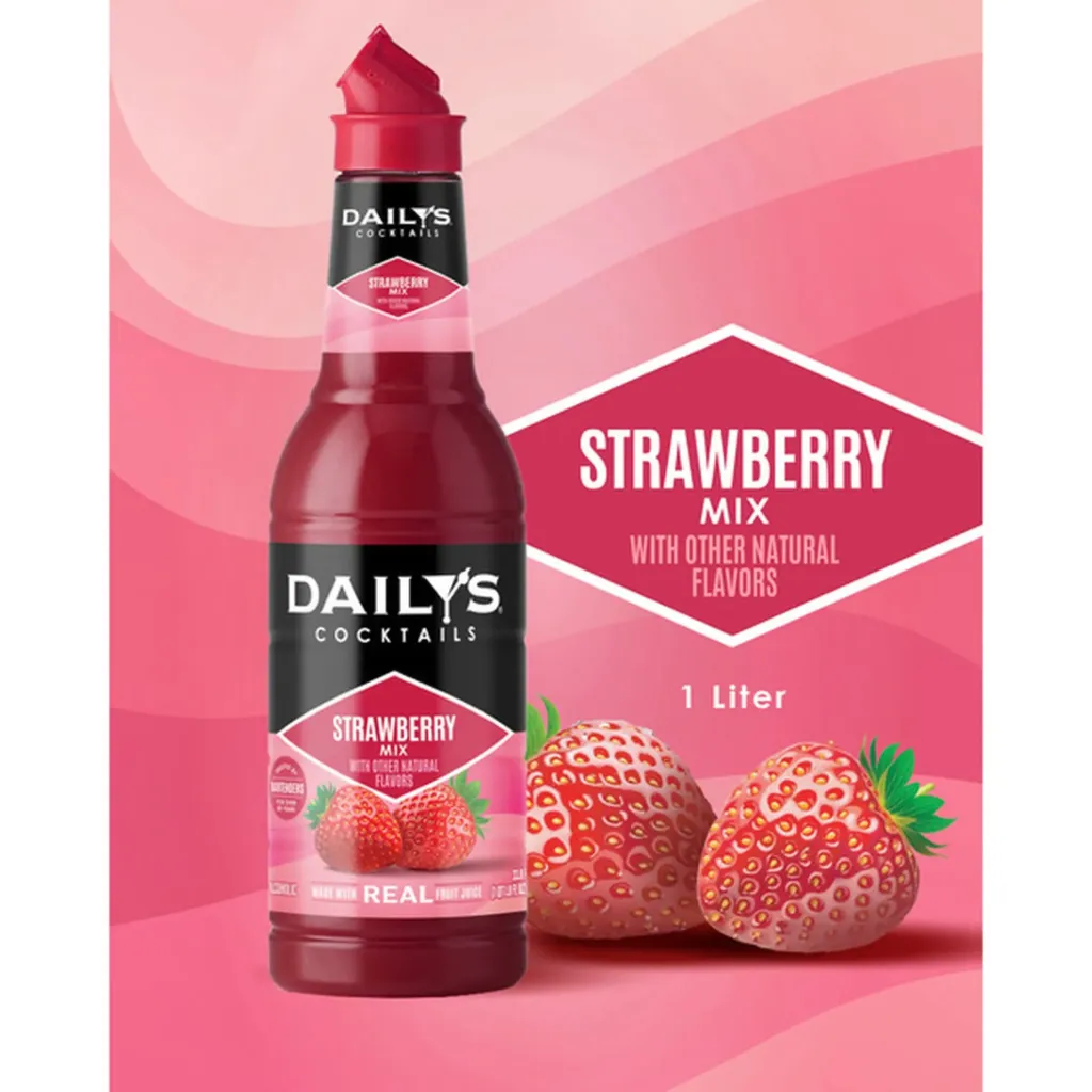 DAILY'S STRAW MIX 1L BOTTLE