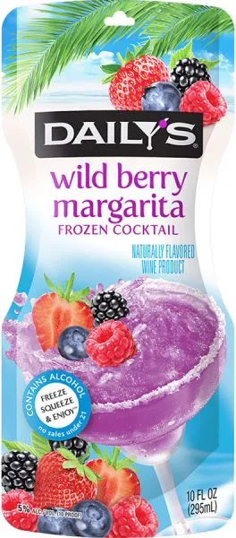 DAILY'S W BERRY MARG 10OZ 1/24
