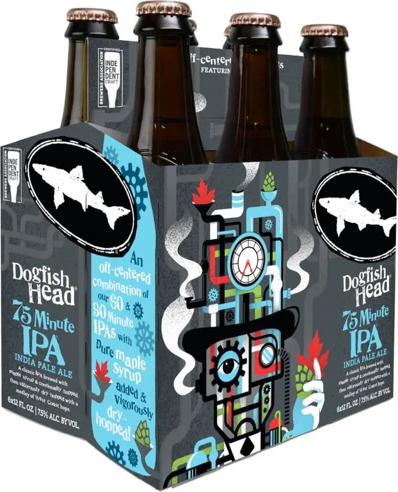 DOGFISH 75 MINUTE 12OZ 6PK BOTTLES