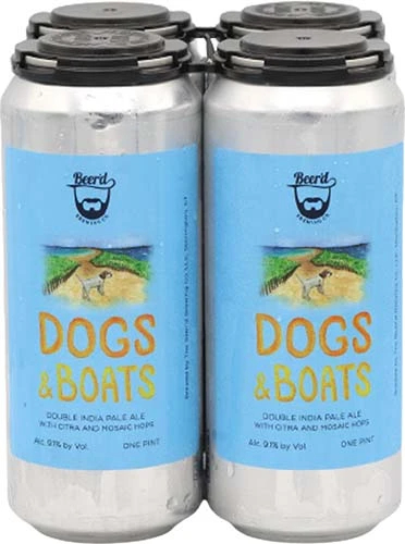 DOGS & BOATS 16OZ 4PK CANS
