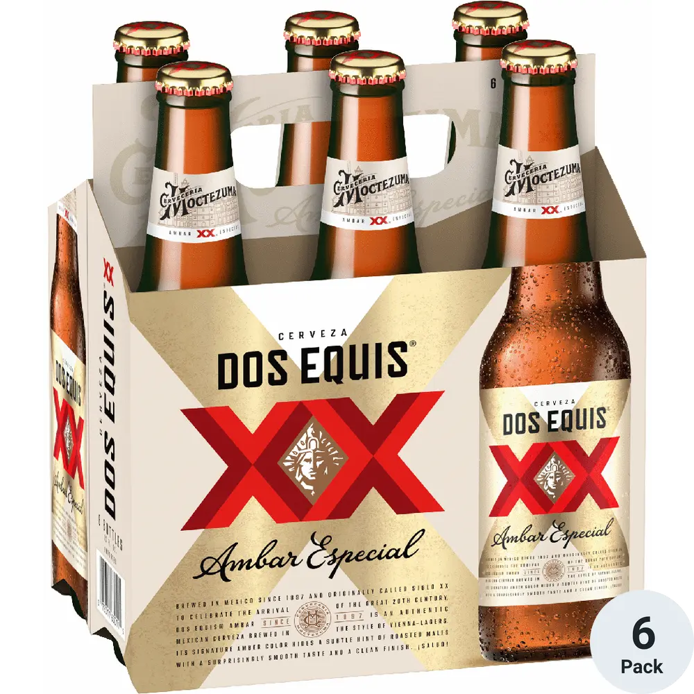 [220206] DOS EQUIS AMBER 12OZ 6PK BOTTLES