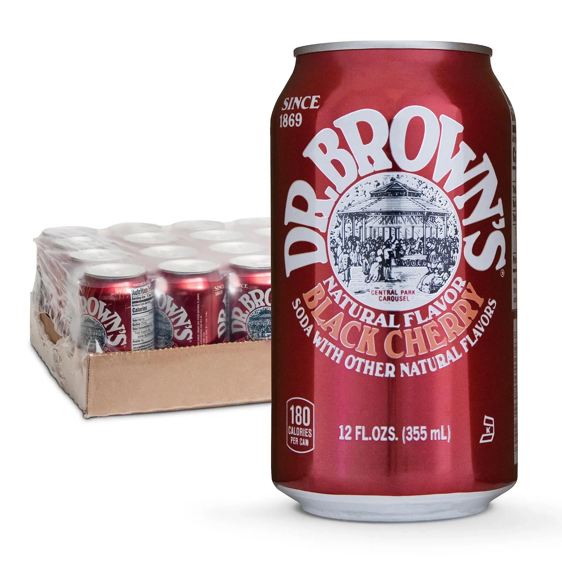 [9DE606] DR BROWN'S BK CH 12OZ 6PK CANS