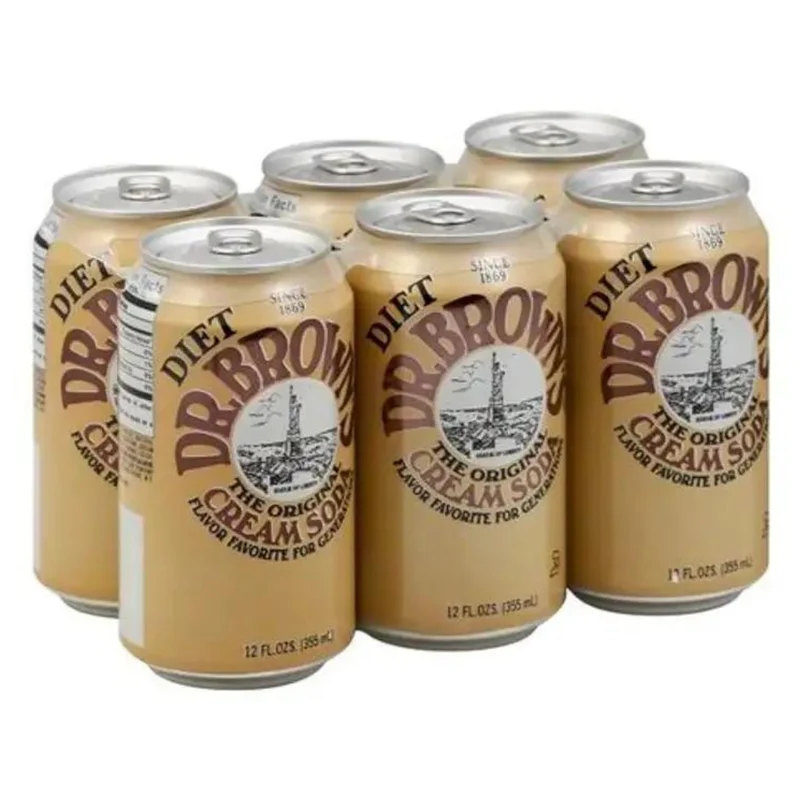 [9B8706] DR BROWN'S CREAM 12OZ 6PK CANS