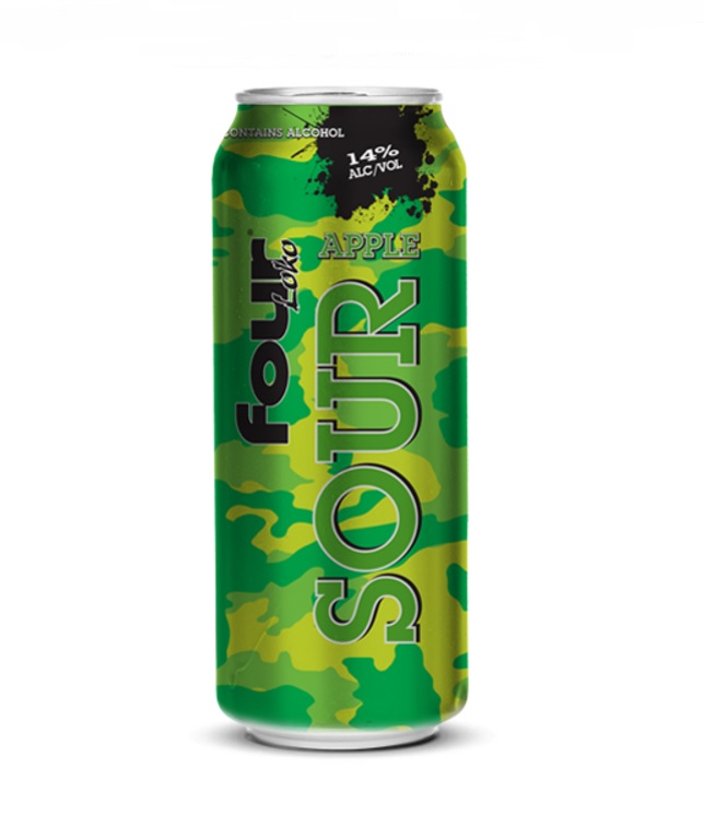 FOUR LOKO SOUR APPLE 23.5OZ C1/12