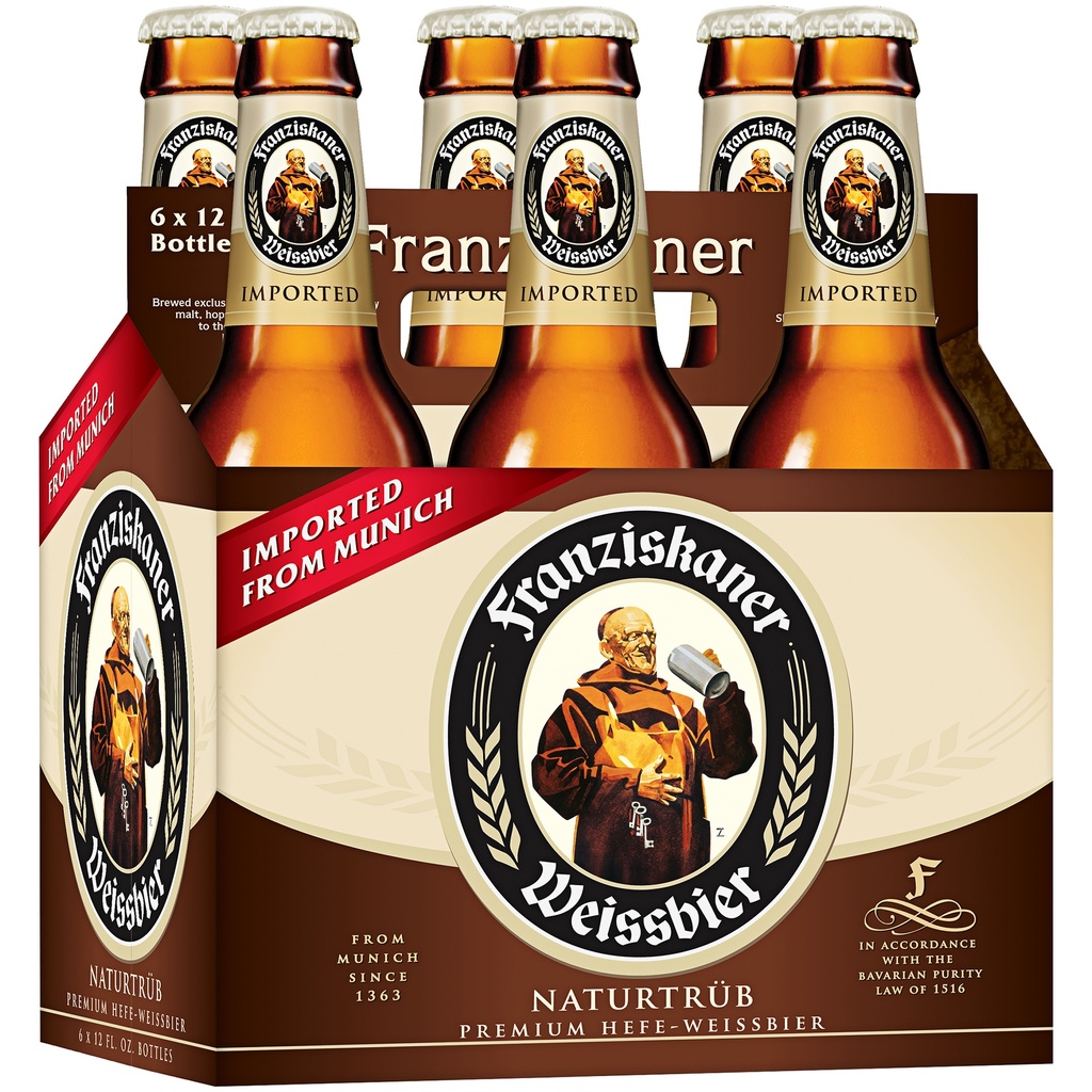 FRANZISKANER HEFE 12OZ 6PK BOTTLES