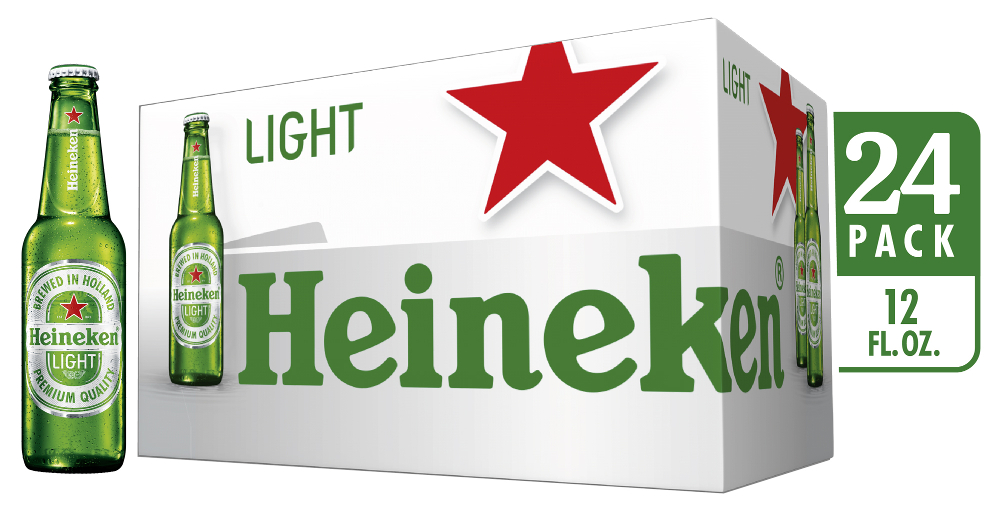 HEINEKEN LT 12OZ B 24PK LOOSE