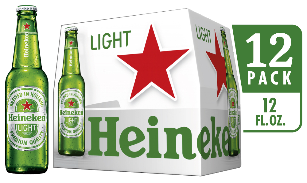 HEINEKEN LT 12OZ 12PK BOTTLES