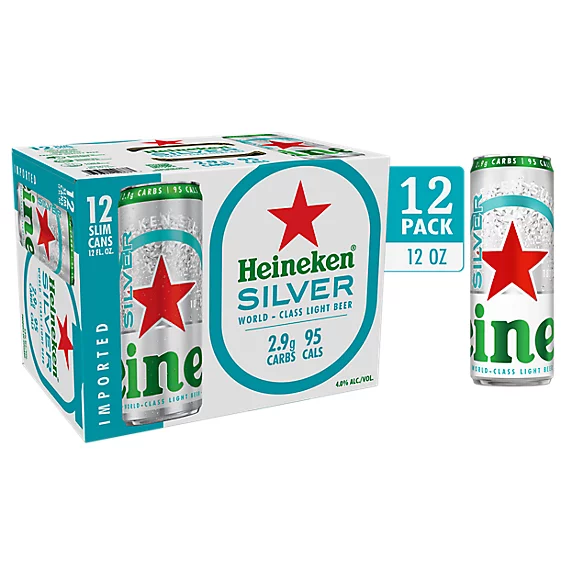 HEINEKEN SILVER 12OZ 12PK CANS