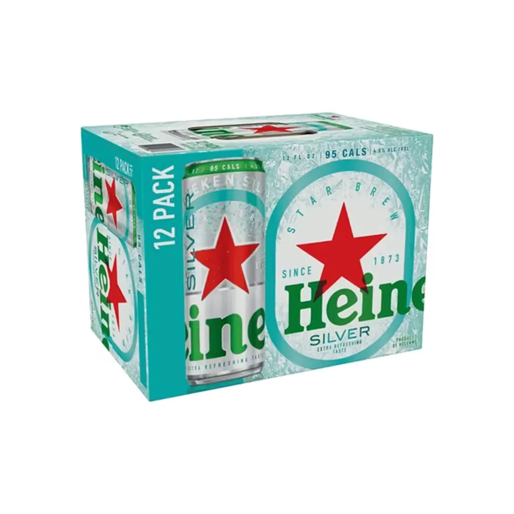 [9D2424] HEINEKEN SILVER 12OZ C 2/12