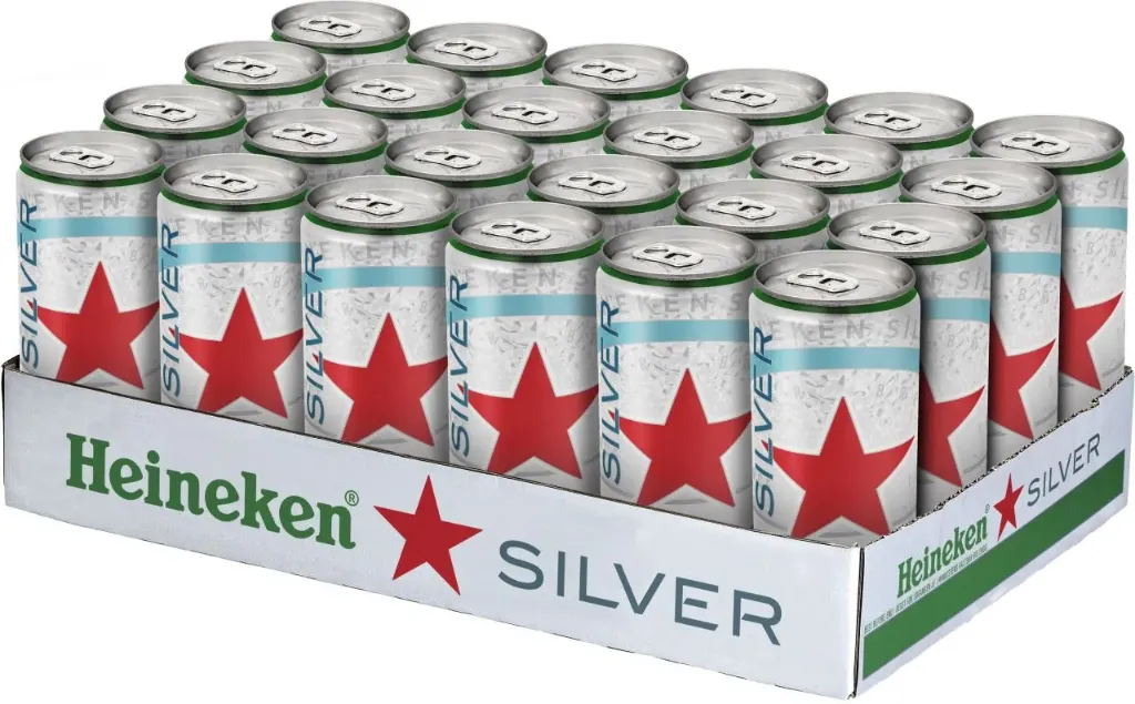 [9E4924] HEINEKEN SILVER 16OZ C 6/4