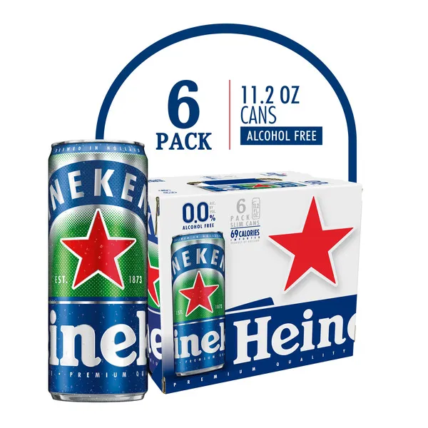 HEINEKEN NA 11.2OZ 6PK CANS