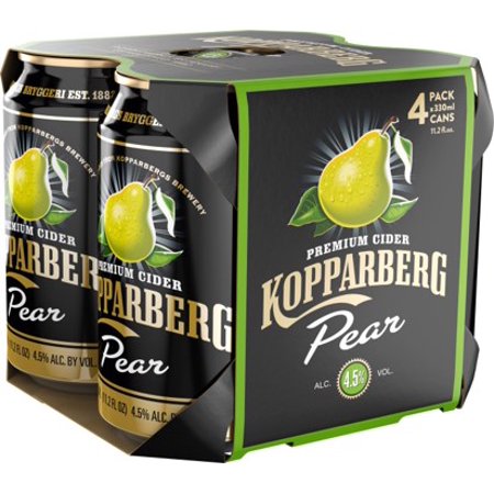 [9A0304] KOPPARBERG PEARS 11.2OZ 4PK CANS