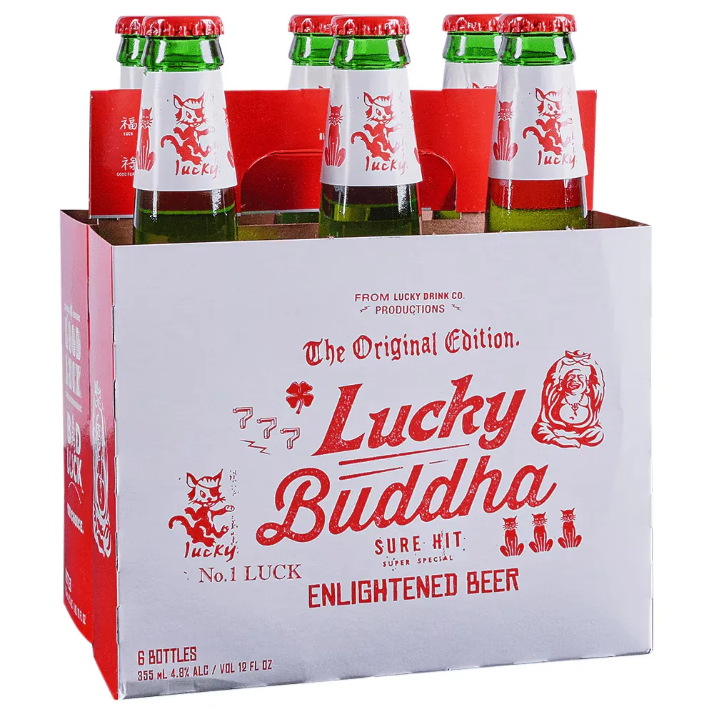 [9C6806] LUCKY BUDDHA 12OZ 6PK BOTTLES