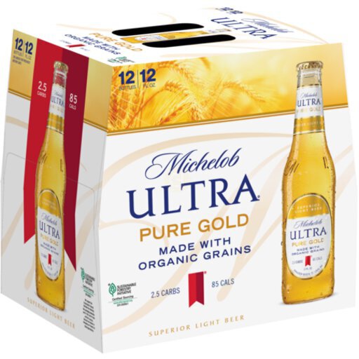 [249524] MICHELOB PURE GOLD 12OZ B 4/6