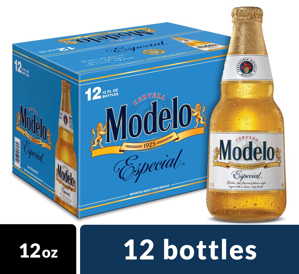 MODELO ESPECIAL 12OZ 12PK BOTTLES