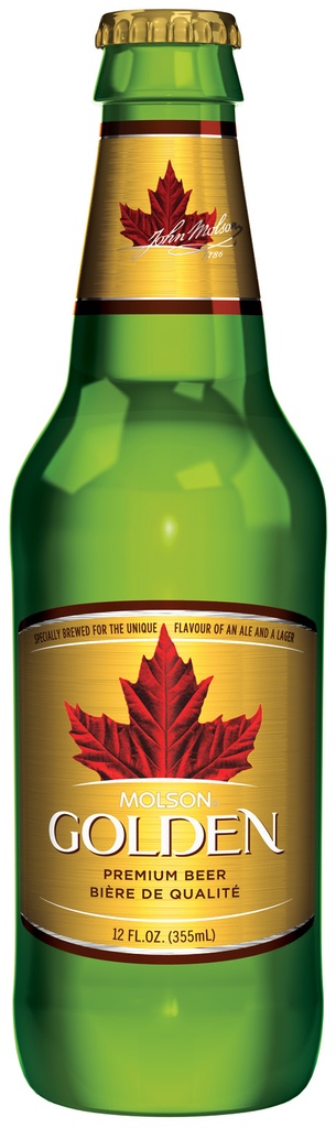 [321824] MOLSON GOLDEN 12OZ NR 2/12