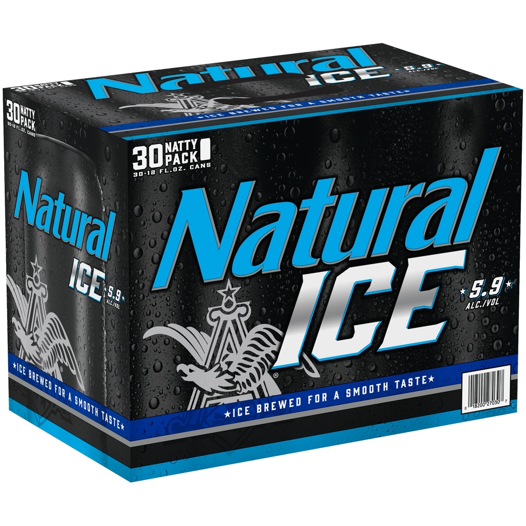 NATURAL ICE 12OZ CN 1/30