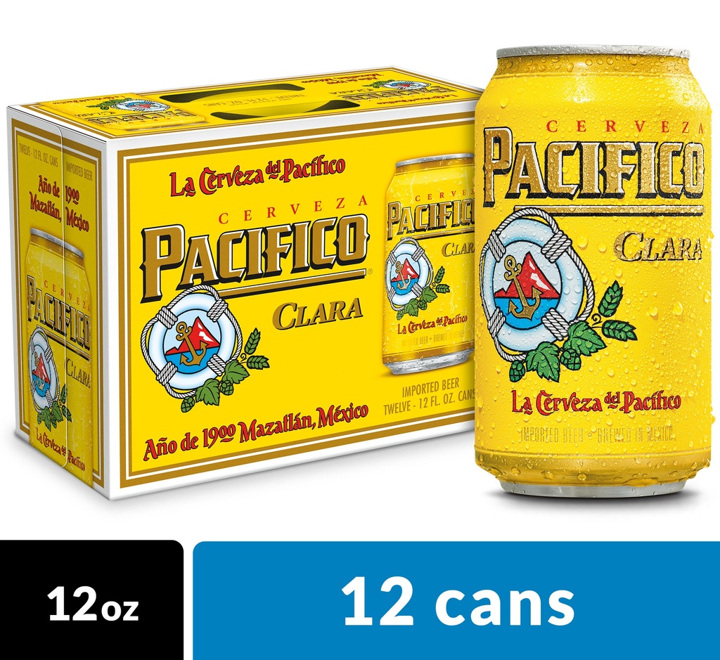 [259612] PACIFICO CLARA 12OZ 12PK CANS