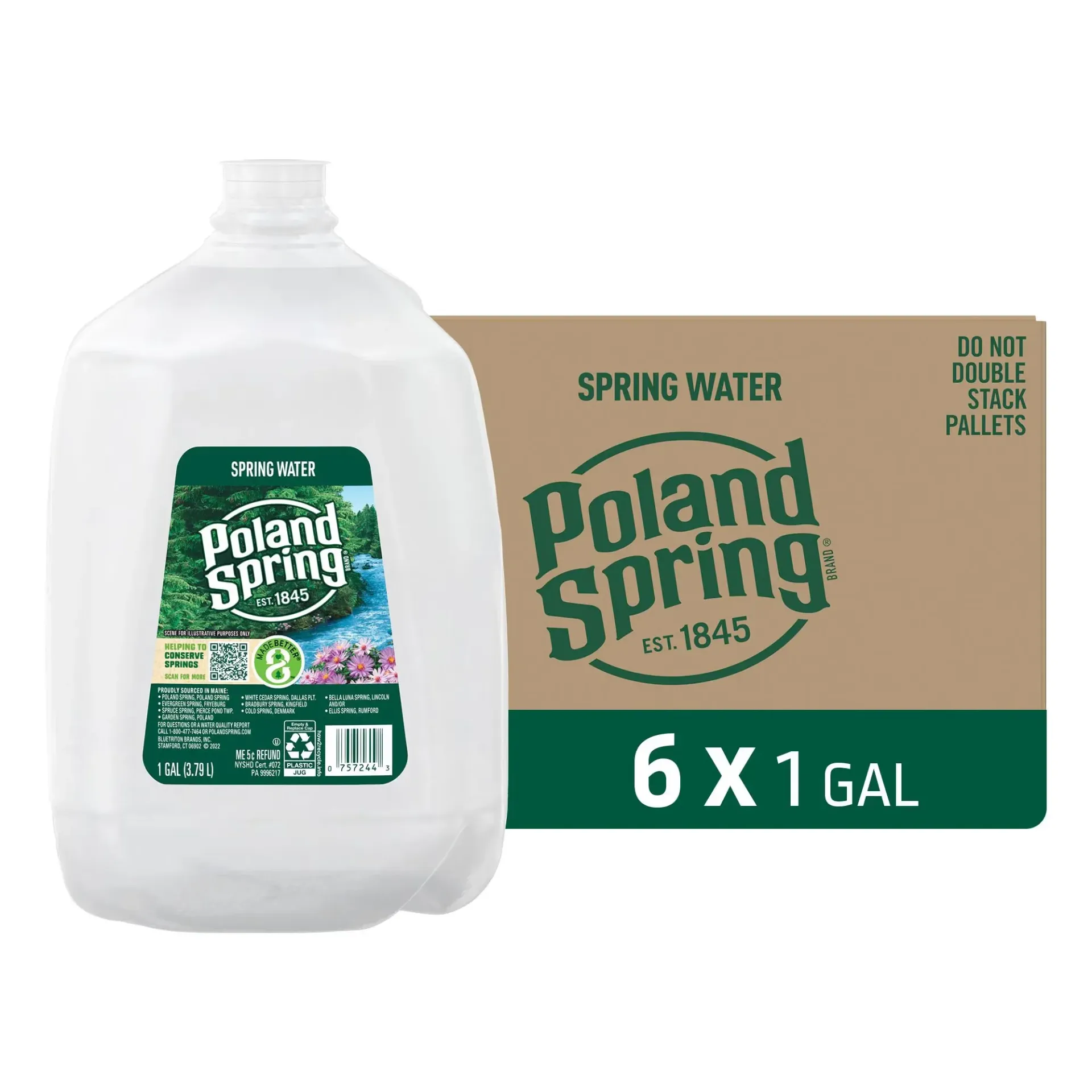 [681406] POLAND SPRING 1 GAL 1/6