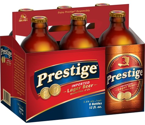 PRESTIGE LAGER 12OZ 6PK BOTTLES