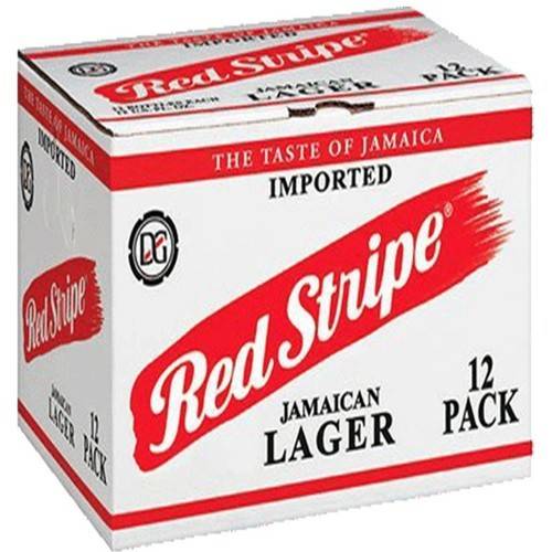 [742012] RED STRIPE 12OZ 12PK BOTTLES
