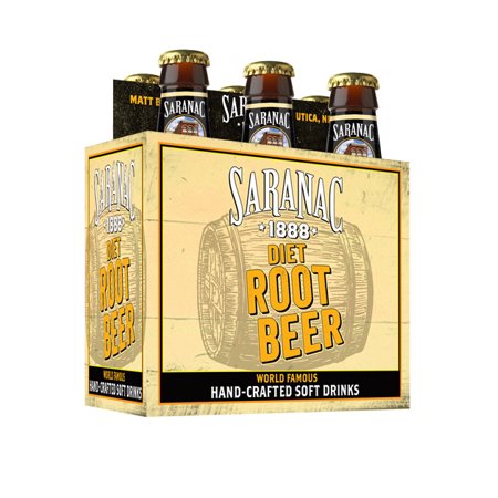 SARANAC ROOT BEER 12OZ 6PK BOTTLES