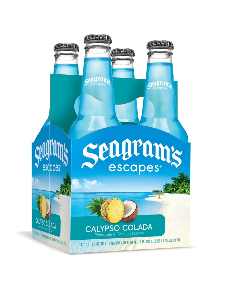 [152804] SEAGRAM'S COLADA 11.2OZ 4PK BOTTLES