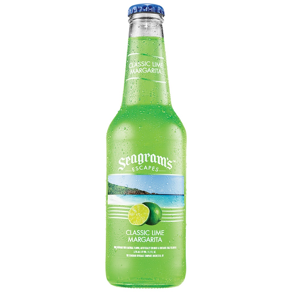 [9A6001] SEAGRAM'S LIME 12OZ BOTTLE