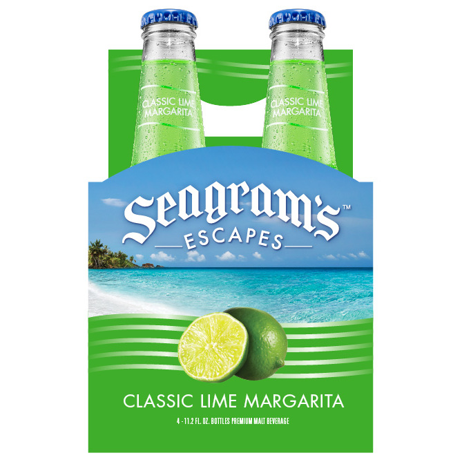 [9A6004] SEAGRAM'S LIME 12OZ 4PK BOTTLES