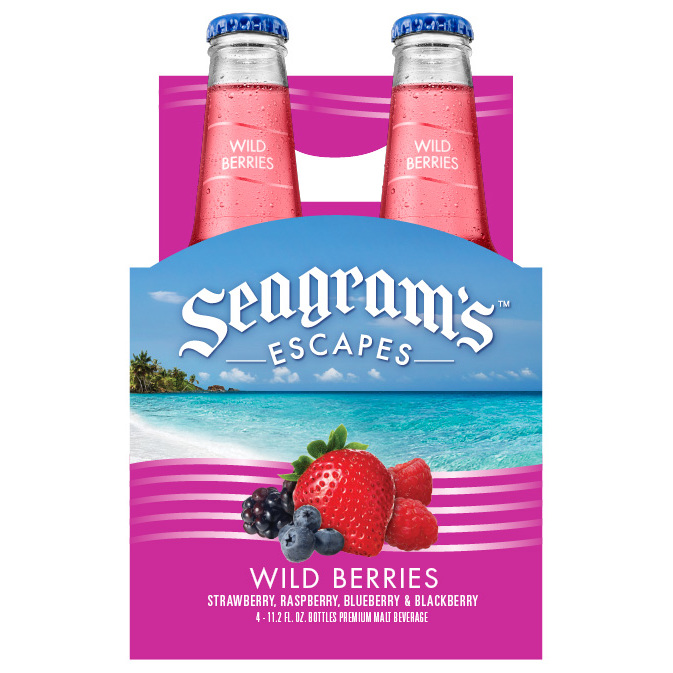 SEAGRAM'S BERRY MIMOSA 11.2OZ 4PK BOTTLES