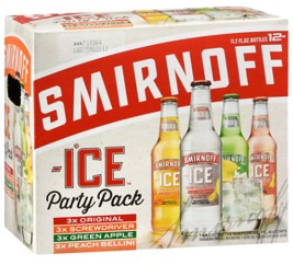 SMIRNOFF PARTY PK 12OZ 12PK BOTTLES