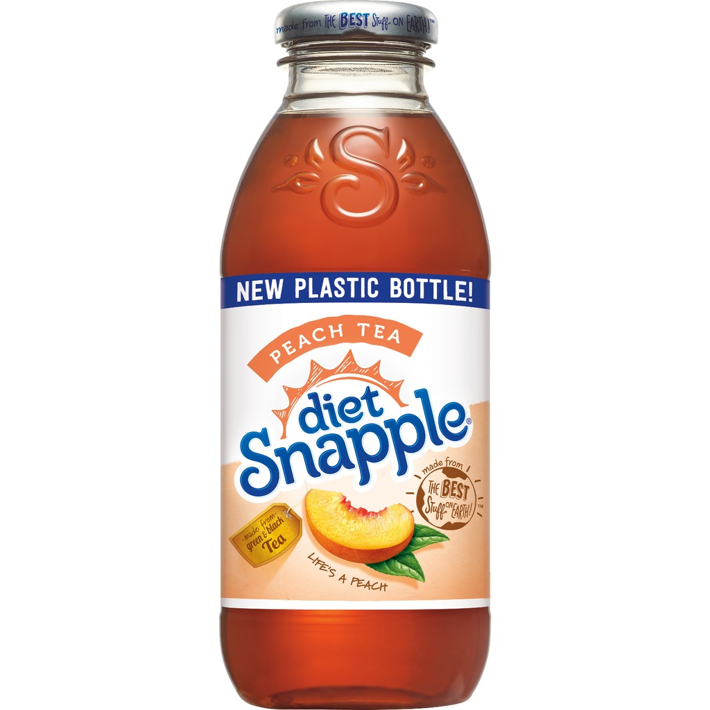 [772212] SNAPPLE DT PEACH 16OZ B 1/12