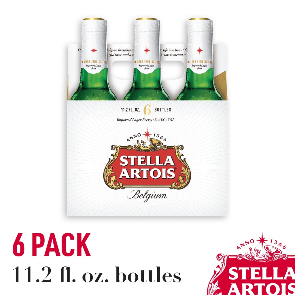 [685806] STELLA ARTOIS 11.2OZ 6PK BOTTLES