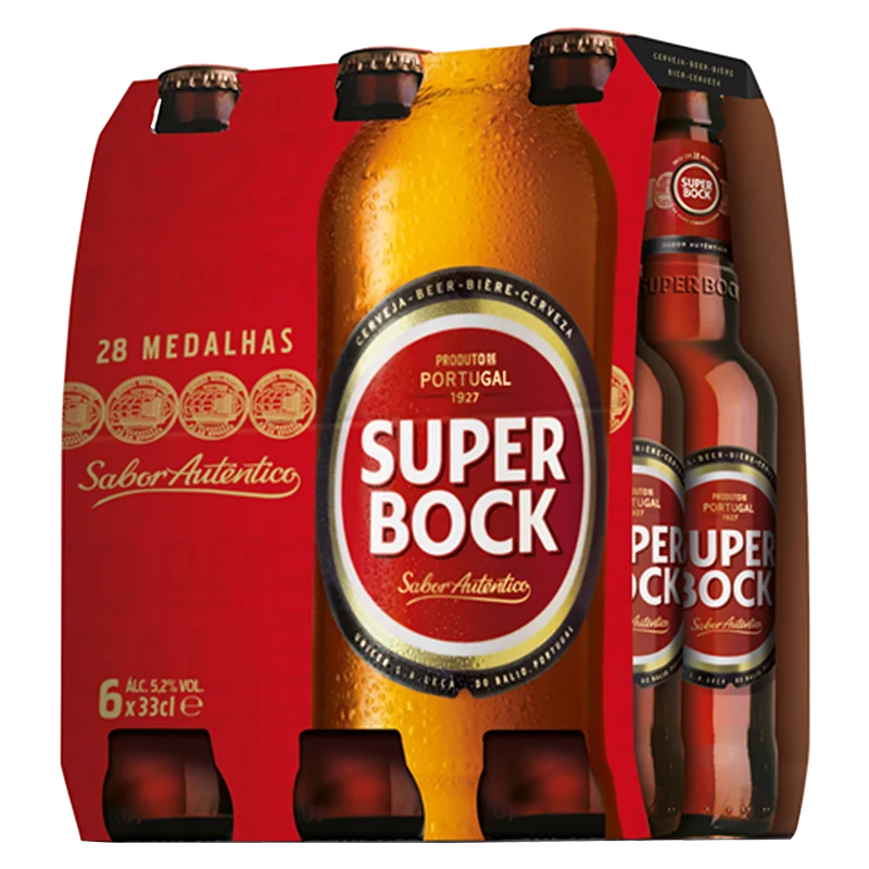 [742706] SUPER BOCK 11.2OZ 6PK BOTTLES