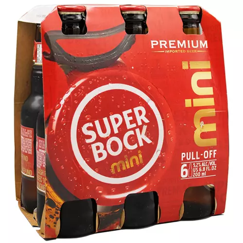 [151706] SUPER BOCK MINI 6.8OZ 6PK BOTTLES