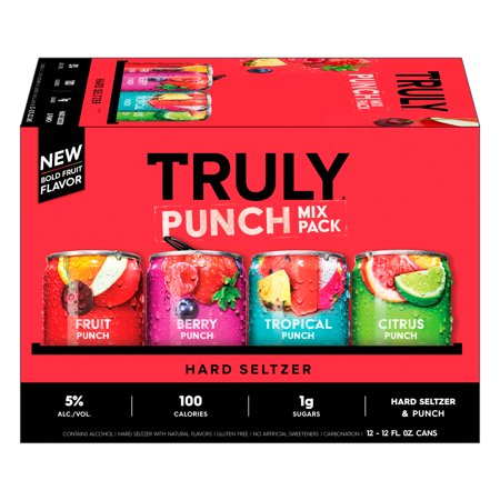 TRULY PUNCH V-PK 12OZ 12PK CANS