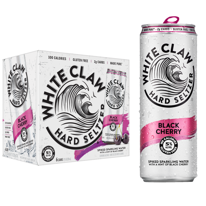 WHITE CLAW BLACK CHERRY 12OZ CAN