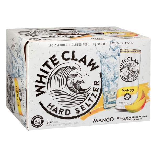 [99EB12] WHITE CLAW MANGO 12OZ 12PK CANS