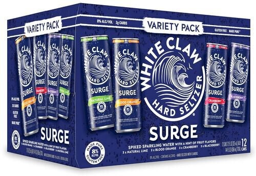 [252512] WHITE CLAW SURGE V-PK 2 12OZ 12PK CANS
