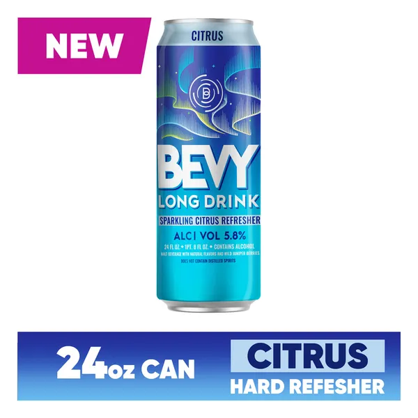 BEVY LONG CITRUS 24OZ CAN