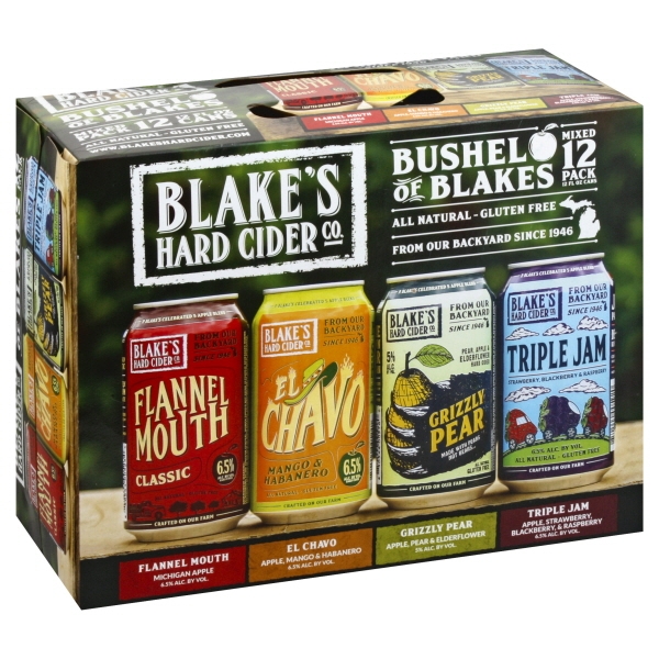 [9D5112] BLAKE'S CIDER V-PK 12OZ 12PK CANS