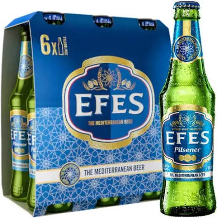 EFES PILSENER 12OZ 6PK BOTTLES