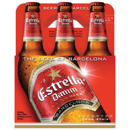 [109506] ESTRELLA DAMM 11.2OZ 6PK BOTTLES