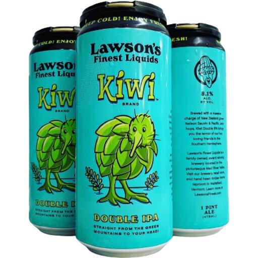 [718704] LAWSON'S KIWI 16OZ 4PK CANS