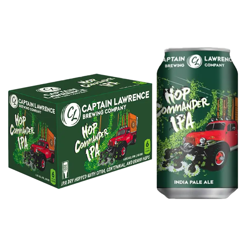 CAPTAIN  LAWRENCE HOP IPA 12OZ C 6 PACK