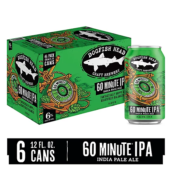 DOGFISH 60 MINUTE 12OZ 6PK CANS