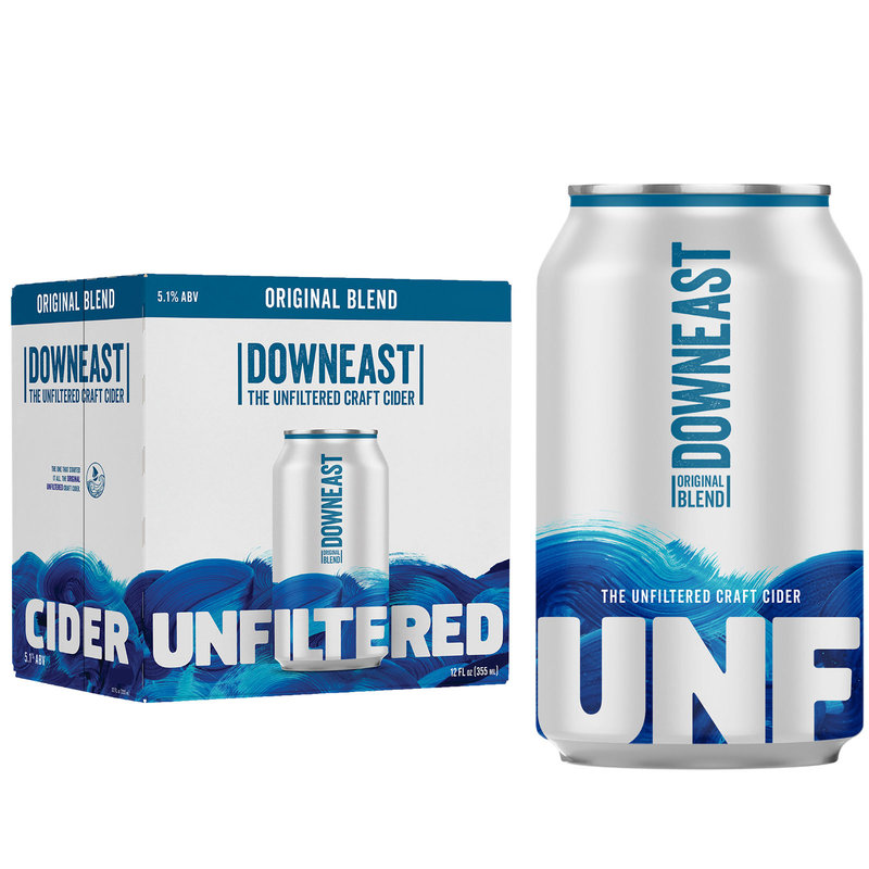 DOWNEAST CIDER ORIGINAL BELND 12OZ 4PACKS