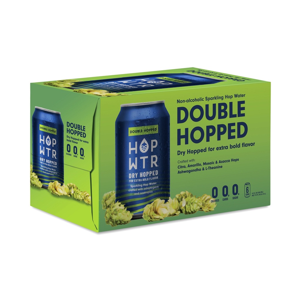 [9D0A06B] HOP WTR LIME 12OZ C 4/6
