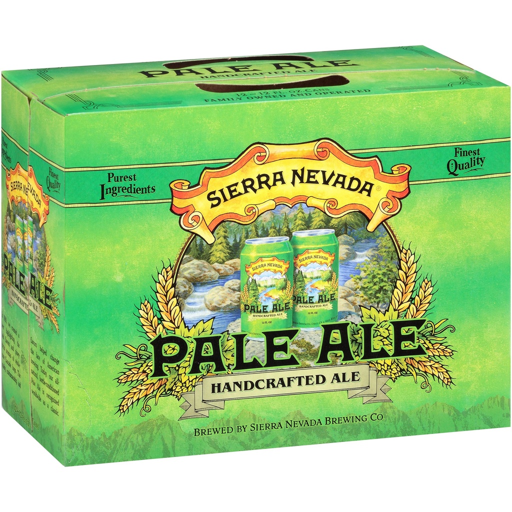 [9A7012A] SIERRA NEVADA PALE ALE 12OZ 12PACK CANS